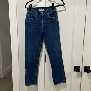 Agolde straight leg denim, size 26